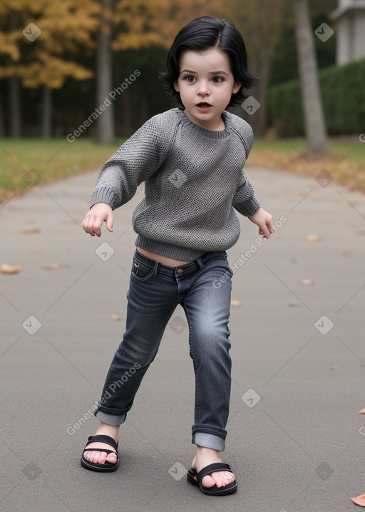 Austrian infant boy with  black hair