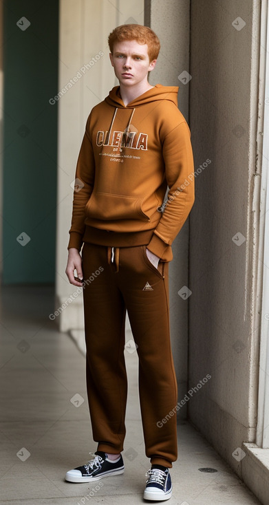 Cuban young adult male with  ginger hair