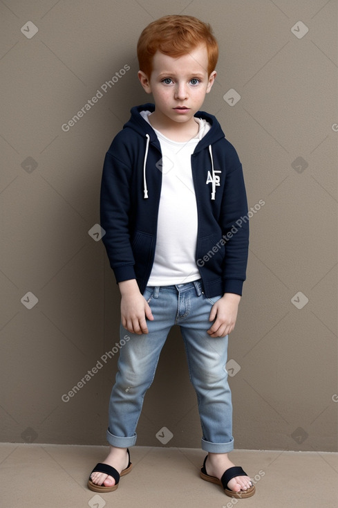 Libyan infant boy with  ginger hair