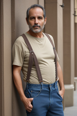 Spanish middle-aged male with  brown hair