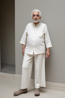 Iranian elderly male with  white hair