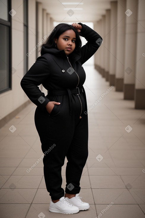 Malian young adult female with  black hair