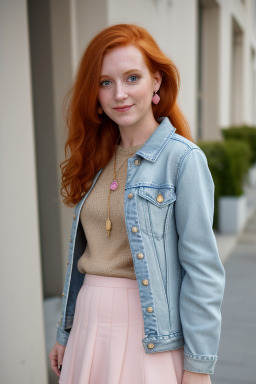 Austrian adult female with  ginger hair