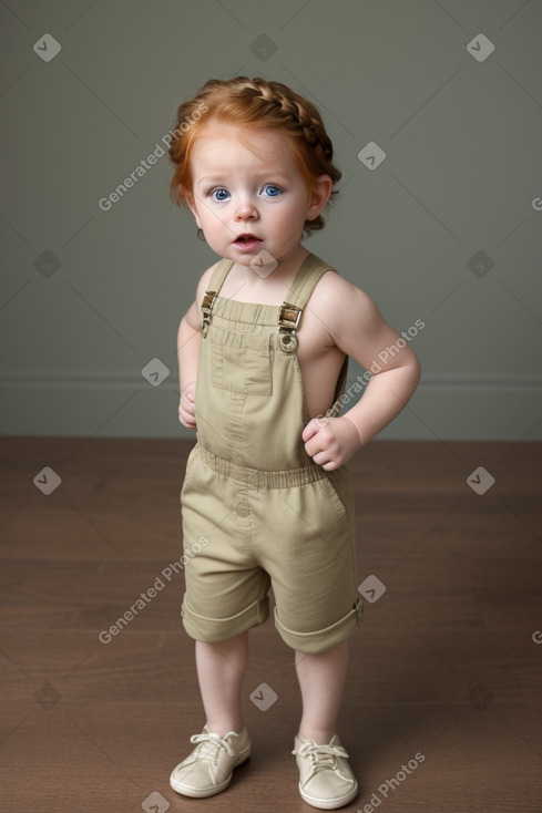 Irish infant boy with  ginger hair