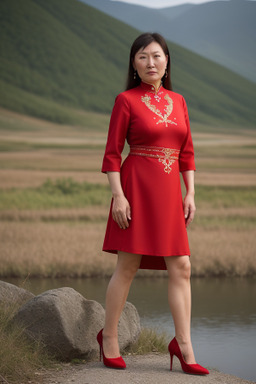 Mongolian middle-aged female 