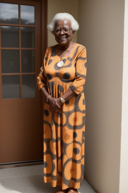 African american elderly female with  ginger hair