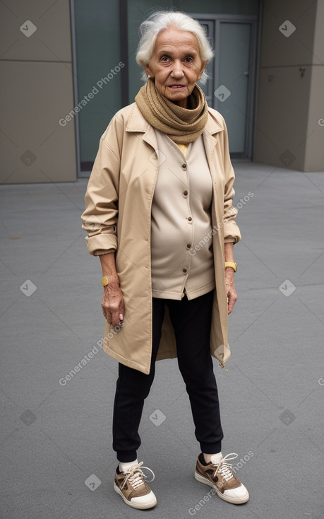 Elderly female with  blonde hair