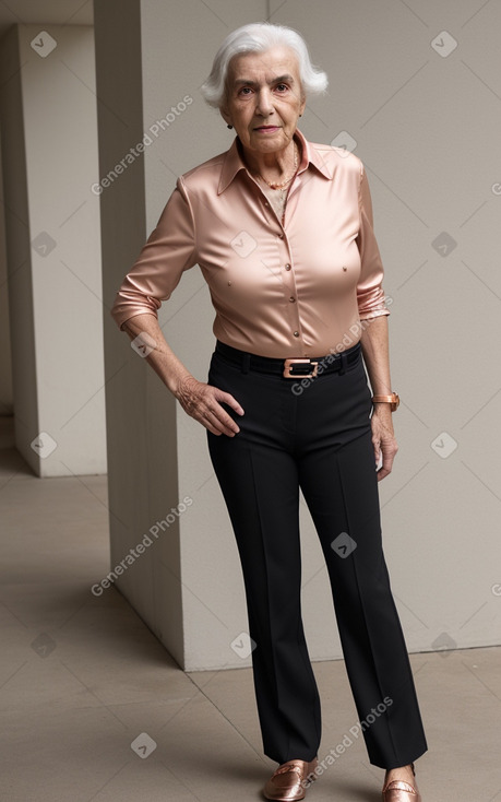 Portuguese elderly female with  black hair