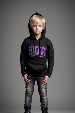 Child boy with  blonde hair