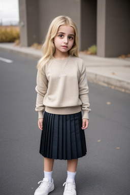 Armenian child girl with  blonde hair