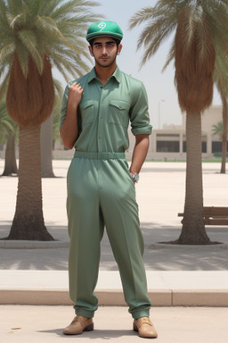 Emirati young adult male with  brown hair