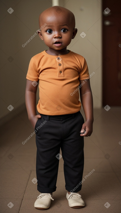 Ugandan infant boy with  ginger hair