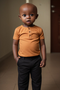 Ugandan infant boy with  ginger hair