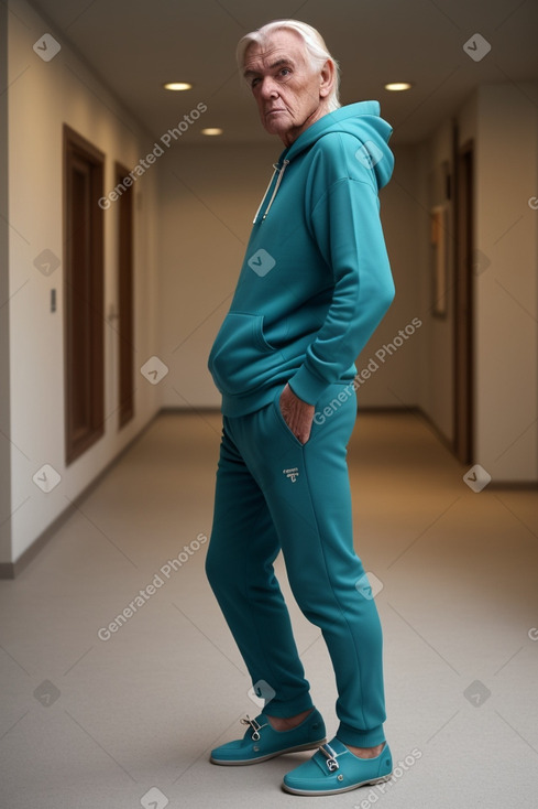 Swiss elderly male with  blonde hair