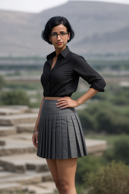 Yemeni adult female with  black hair