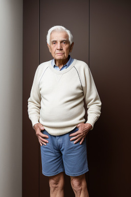 Brazilian elderly male with  white hair