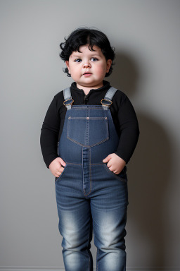 Swiss infant boy with  black hair