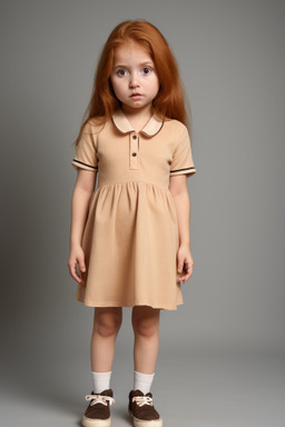 Peruvian infant girl with  ginger hair