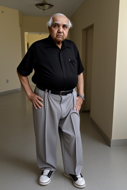 Qatari elderly male with  black hair