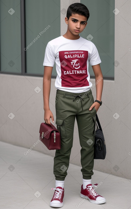 Qatari teenager boy 