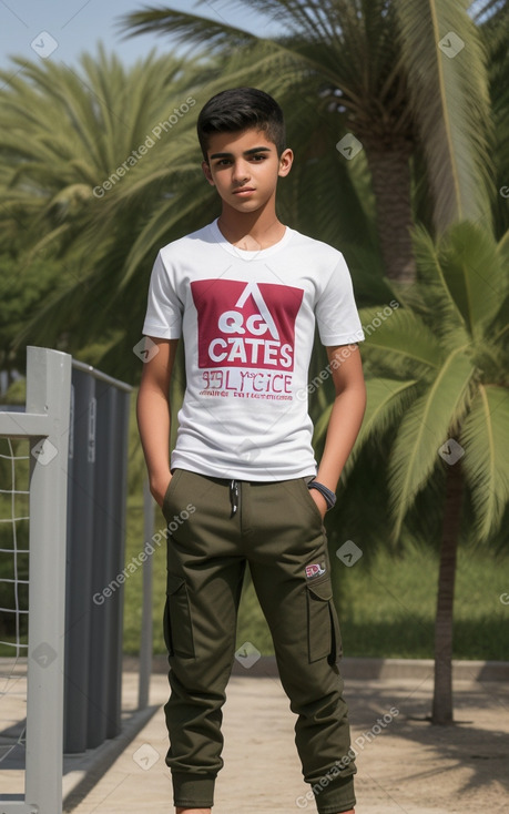 Qatari teenager boy 