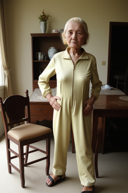 Uzbek elderly female with  blonde hair