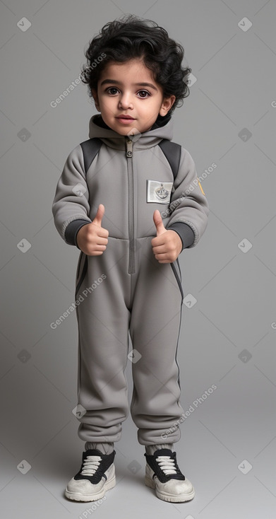 Kuwaiti infant boy with  gray hair