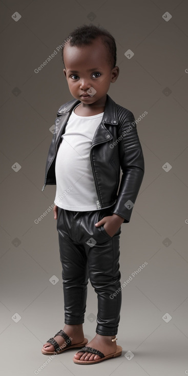 Malian infant boy with  gray hair