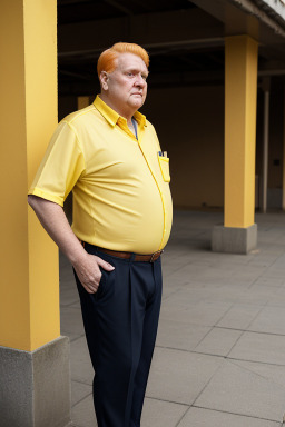 Ecuadorian elderly male with  ginger hair