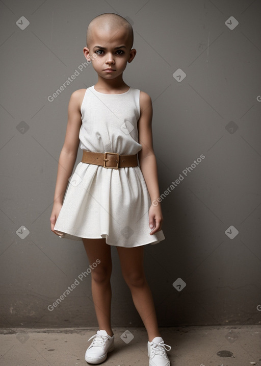 Venezuelan child girl with  blonde hair