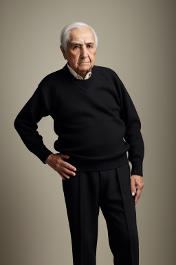 Chilean elderly male with  black hair