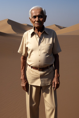 Bangladeshi elderly male with  brown hair