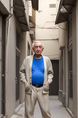 Azerbaijani elderly male with  blonde hair