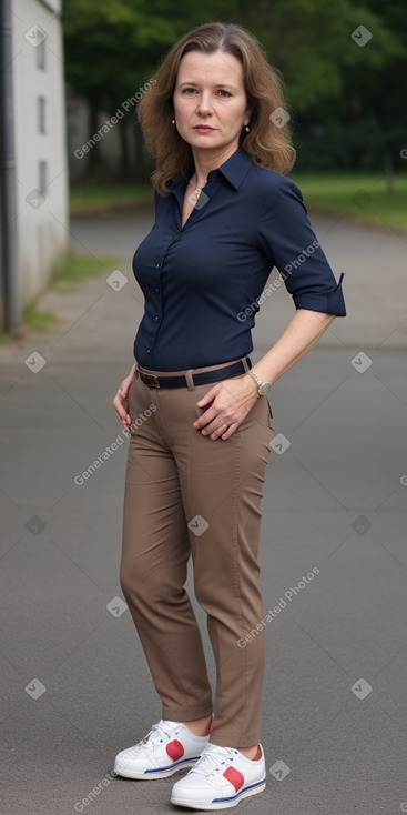 Czech 45 years female with  brown hair