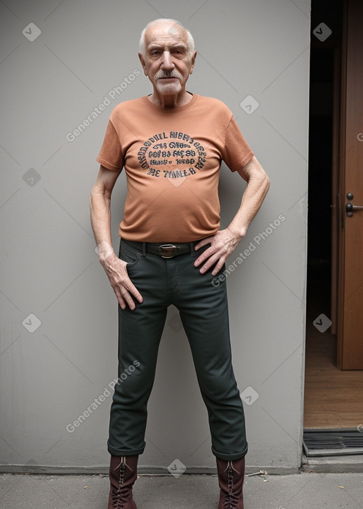 Turkish elderly male with  ginger hair