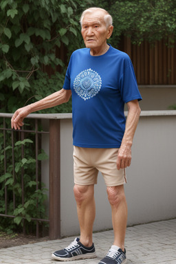 Uzbek elderly male with  ginger hair