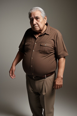 Ecuadorian elderly male with  brown hair