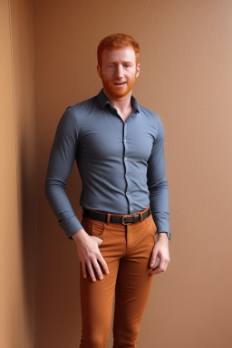 Moroccan adult male with  ginger hair