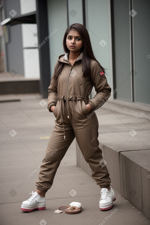 Bangladeshi young adult female with  brown hair