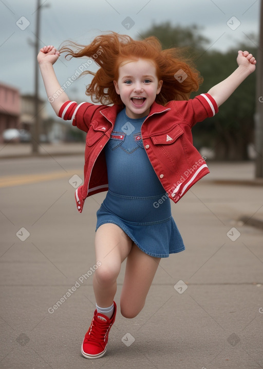 Cuban infant girl with  ginger hair