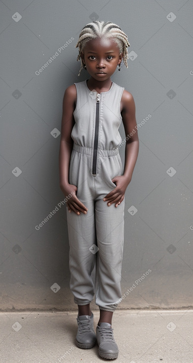 Senegalese child female with  gray hair