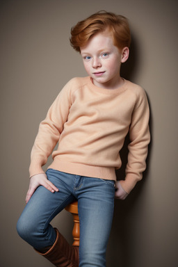 Child male with  ginger hair