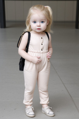 Infant female with  blonde hair