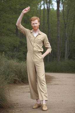 Adult male with  ginger hair