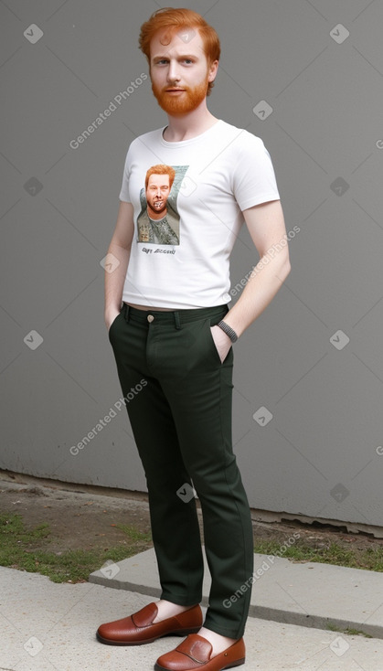 Syrian adult male with  ginger hair