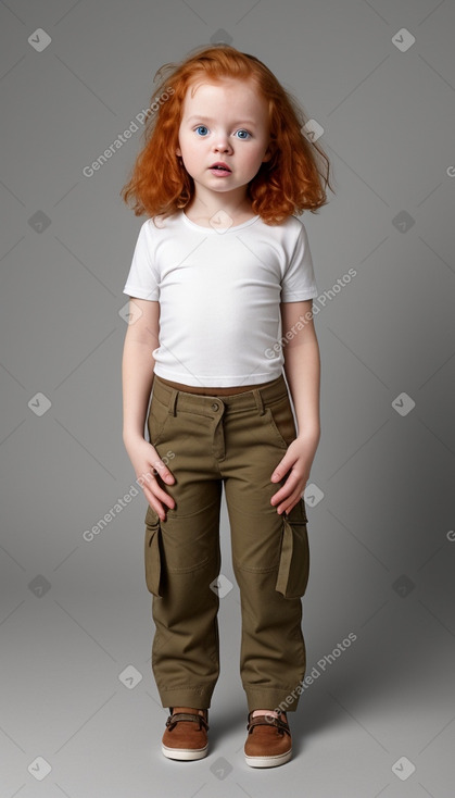 Norwegian infant girl with  ginger hair