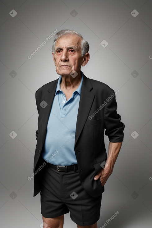 Uruguayan elderly male with  black hair