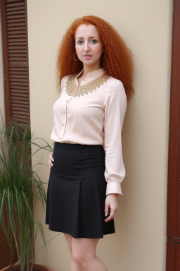 Moroccan adult female with  ginger hair