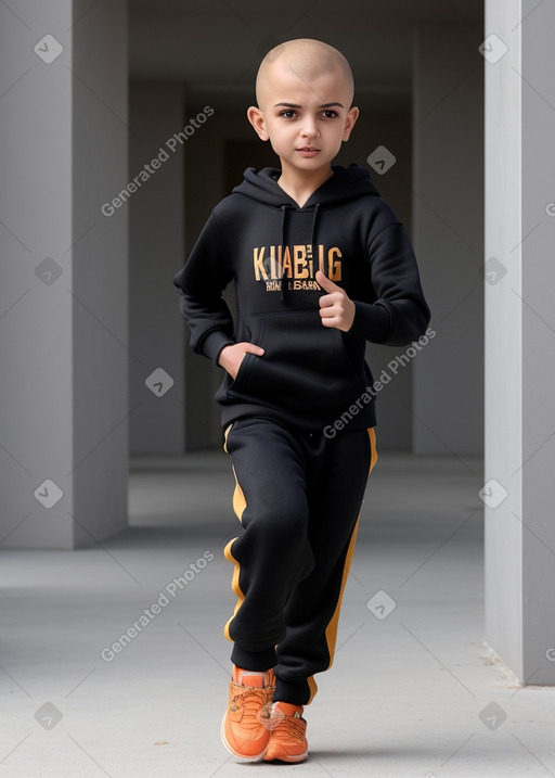 Kuwaiti child boy with  ginger hair