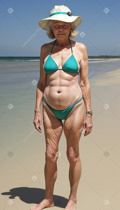 Australian elderly female with  blonde hair